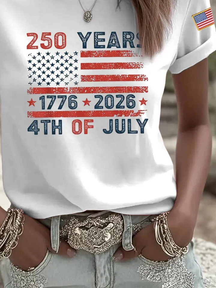 Women's 250th Anniversary Print T-Shirt