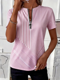 Others Elegant Cotton Striped T-Shirt