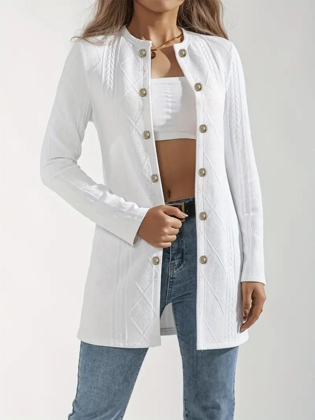 Regular Fit Sports Crew Neck Blazer