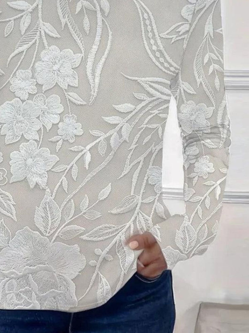 Casual Floral Crew Neck Regular Fit T-Shirt