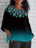 Women's Short Sleeve T-shirt Summer Plain Printing V Neck Daily Going Out Casual Top
