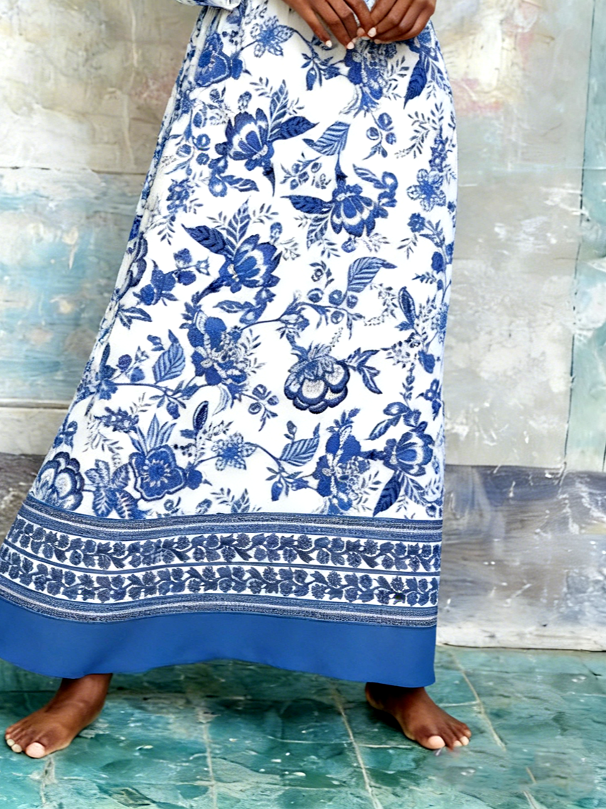 Casual Floral Regular Fit Dress With No
