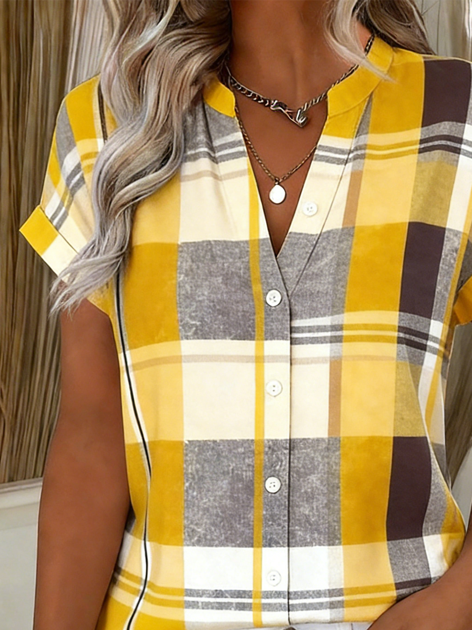 Others Loose Elegant Cotton T-Shirt