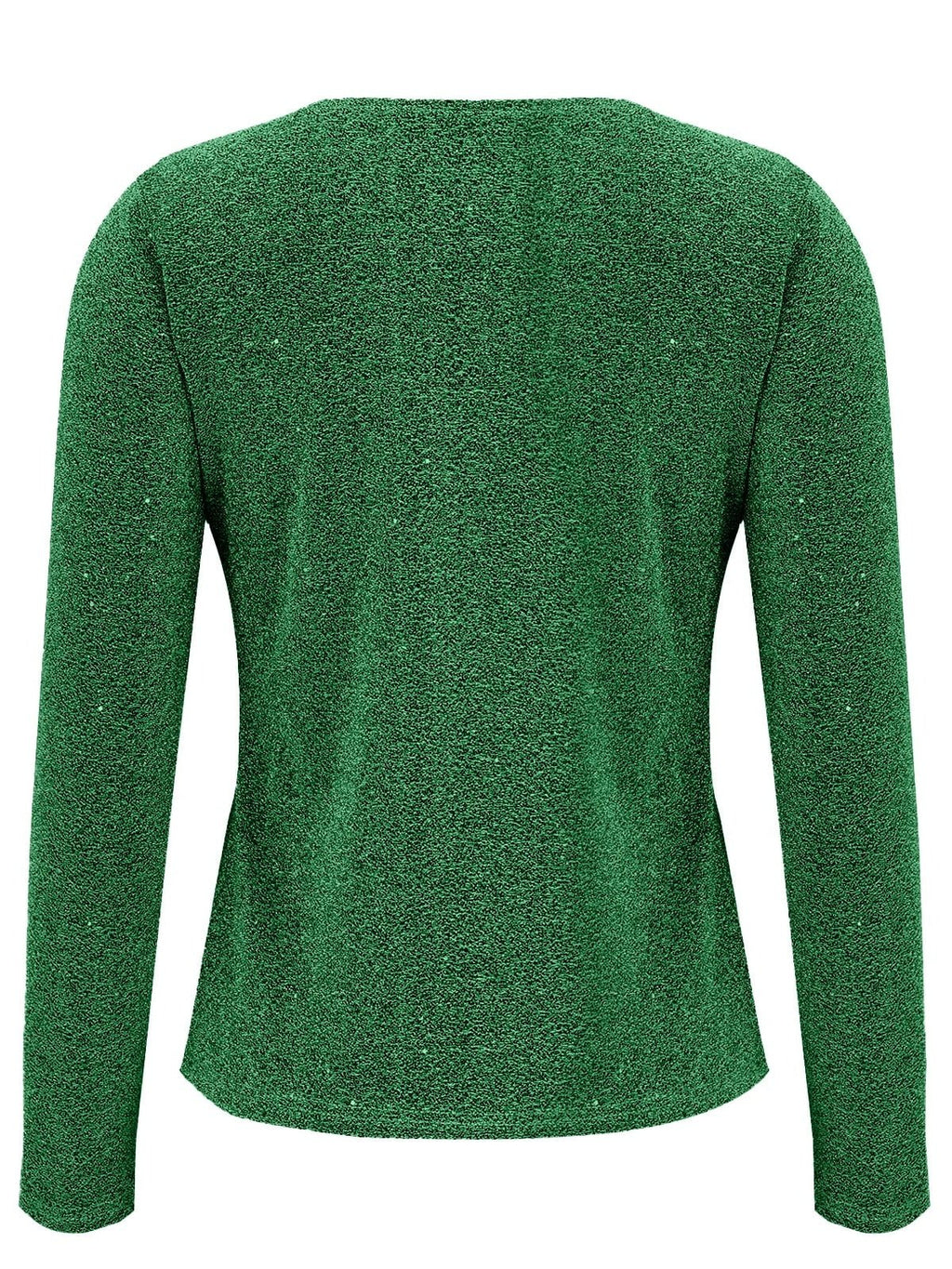 Women's Long Sleeve T-shirt Spring/Fall Silver Plain Split Joint Polyester Cotton V Neck Daily Going Out Casual Top