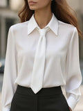 Plain Elegant Loose Others Shirt