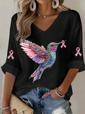 V Neck Casual T-Shirt