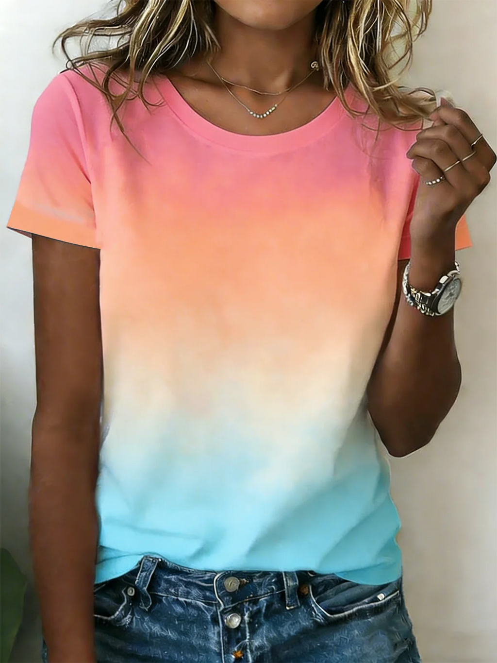 Casual Crew Neck T-Shirt