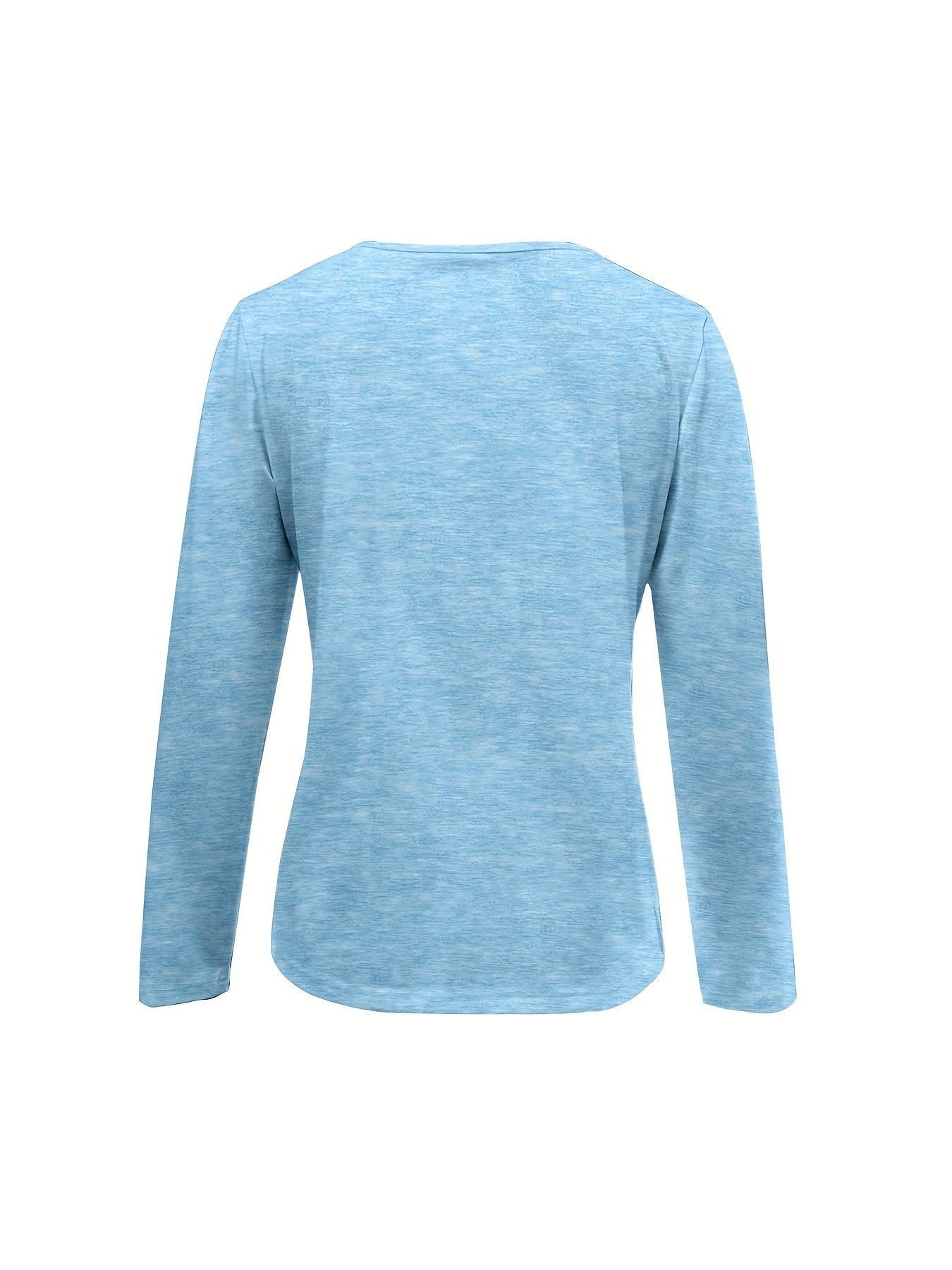 V Neck Cotton-Blend Loose Vintage T-Shirt