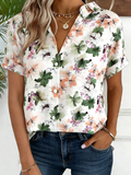 Elegant Butterfly Shawl Collar Shirt