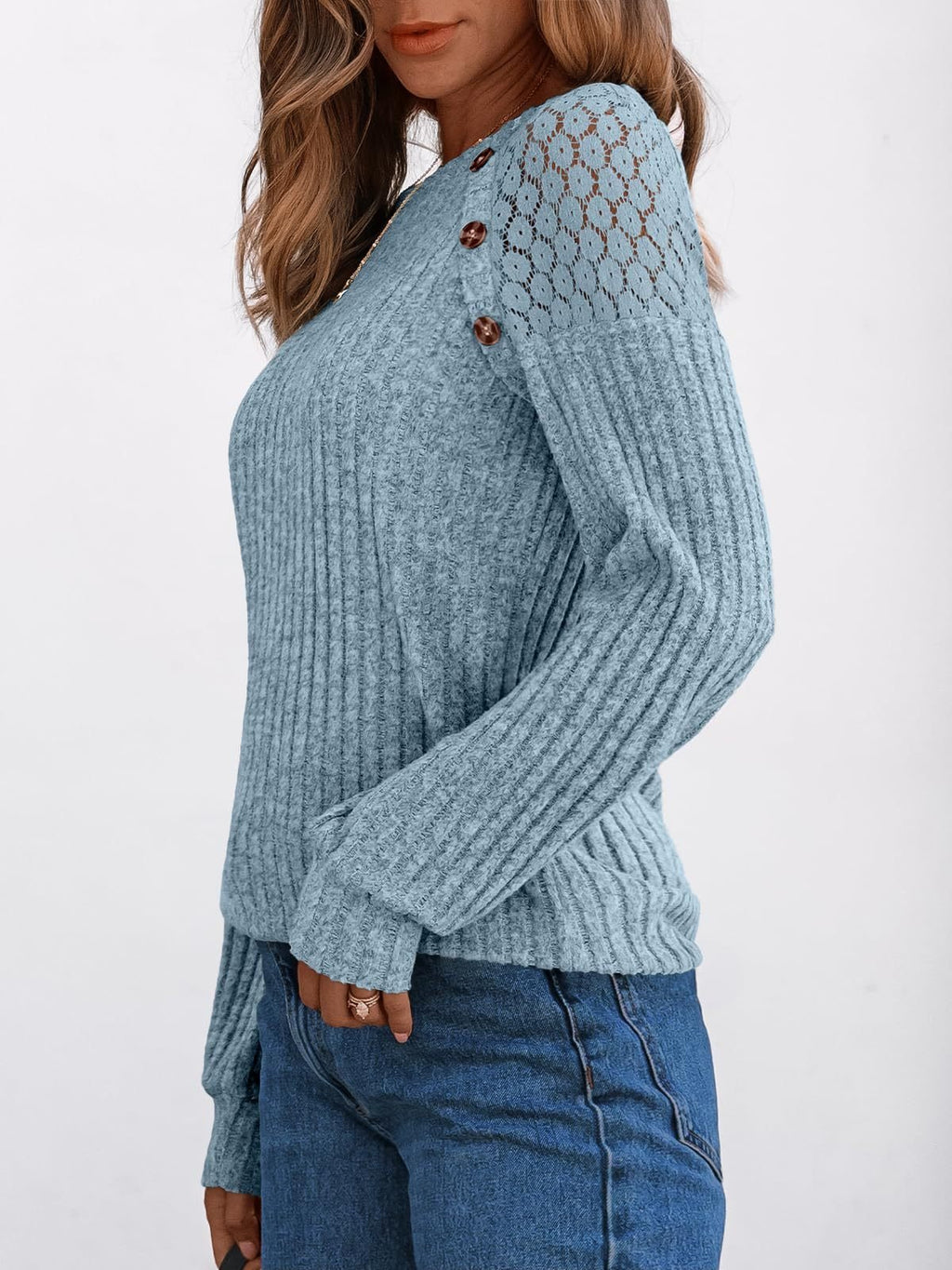 Loose Elegant Cotton-Blend Plain T-Shirt