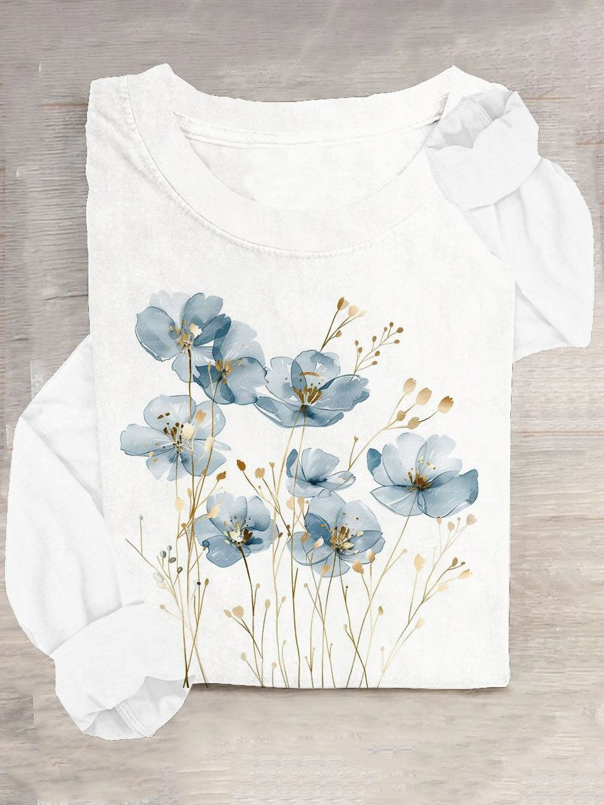 Casual Floral T-Shirt