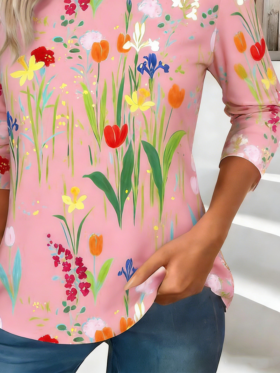 Vintage Cotton-Blend T-Shirt