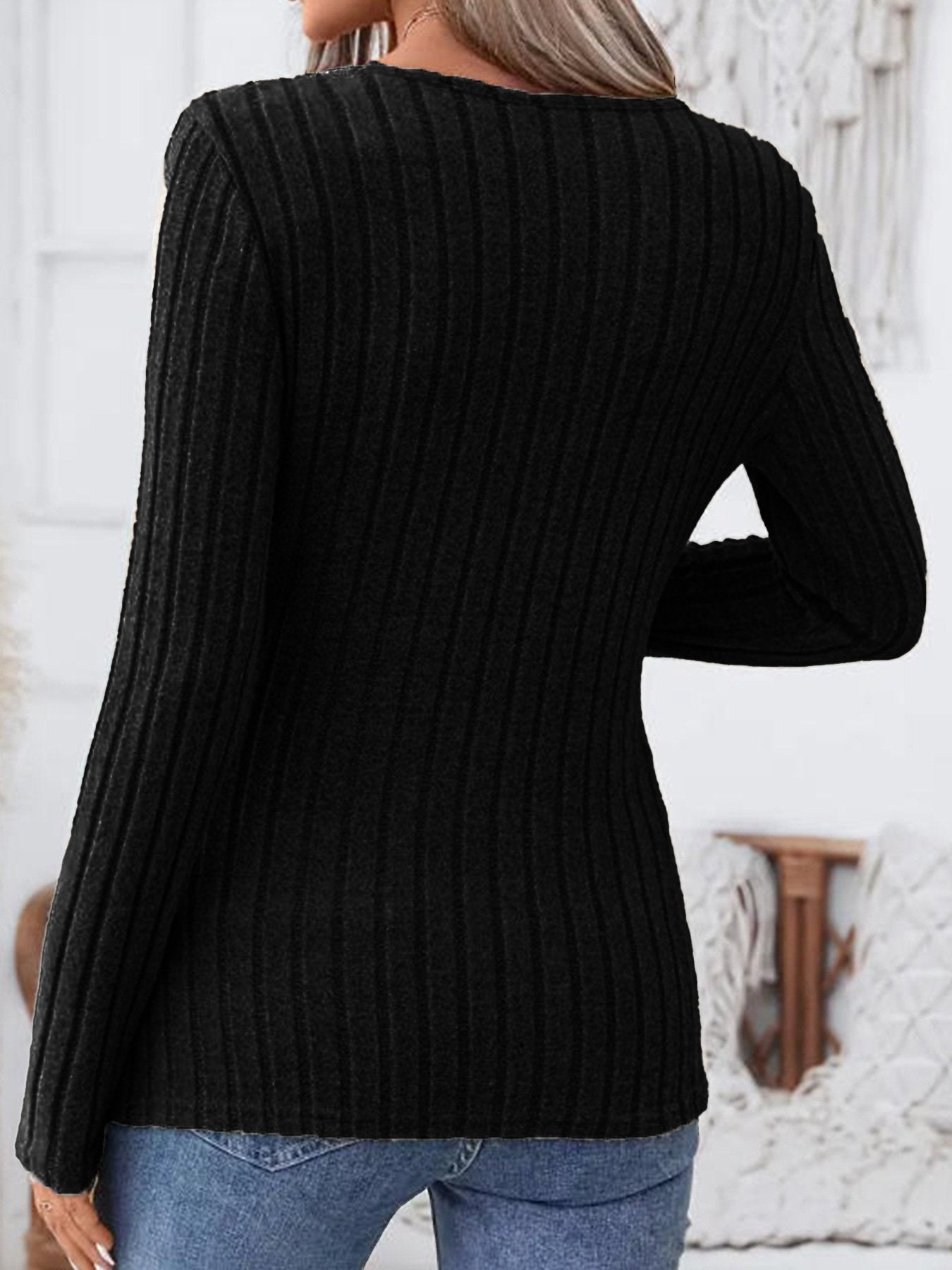 V Neck Elegant Plain Regular Fit T-Shirt