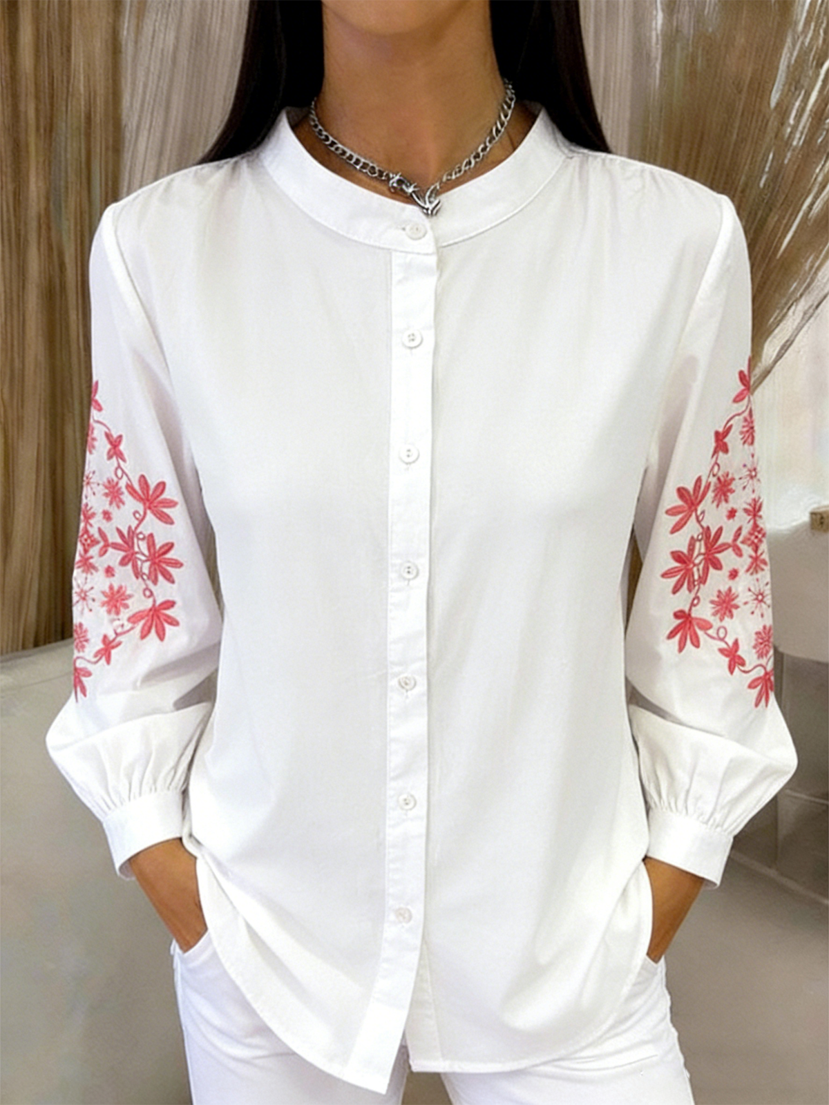 Embroidery Patterns Others Elegant Shirt
