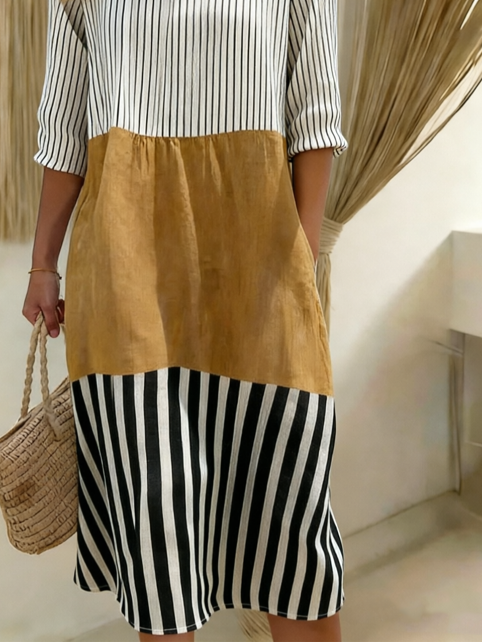 Others Loose Vintage Dress With No