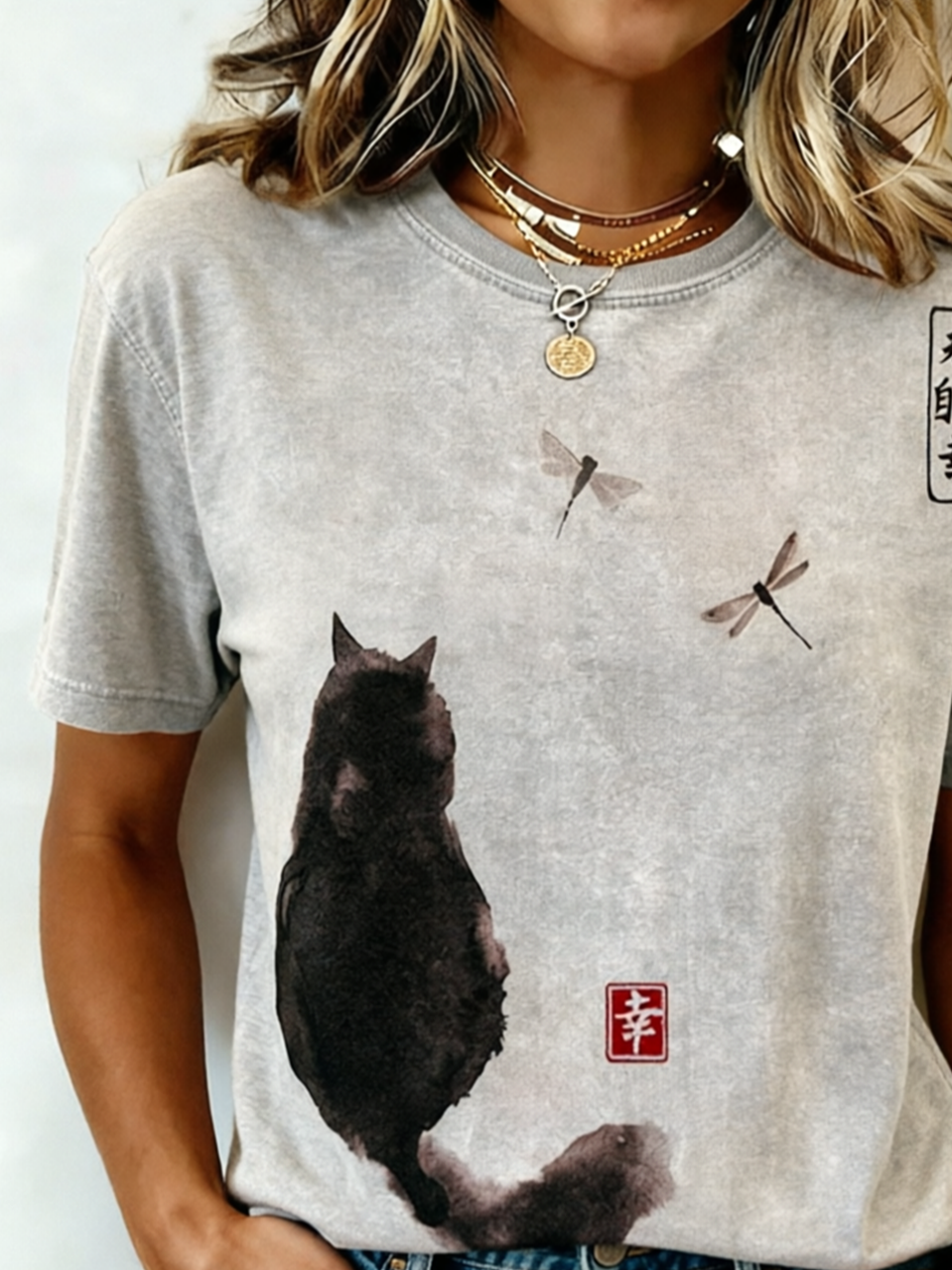 Cotton Casual Regular Fit Crew Neck T-Shirt