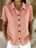 Vintage Loose Shawl Collar Shirt