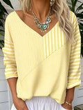 Vintage Jersey Loose Striped T-Shirt