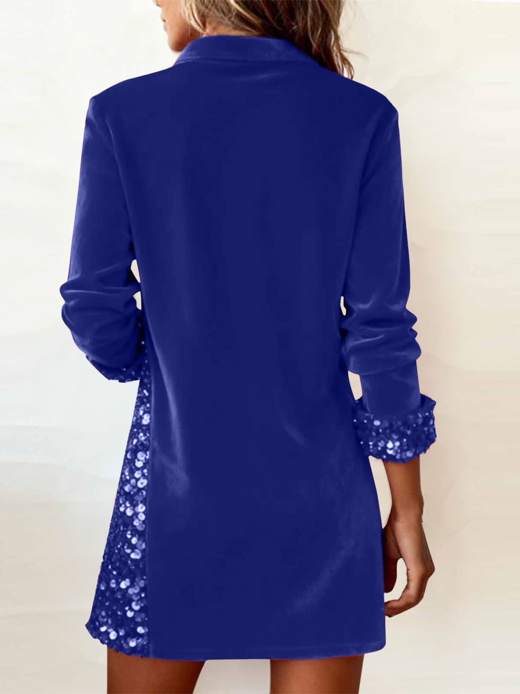 Women's Long Sleeve Spring/Fall Red Plain Split Joint Shawl Collar Daily Going Out Vintage Midi A-Line Fit & Flare Dress Dress