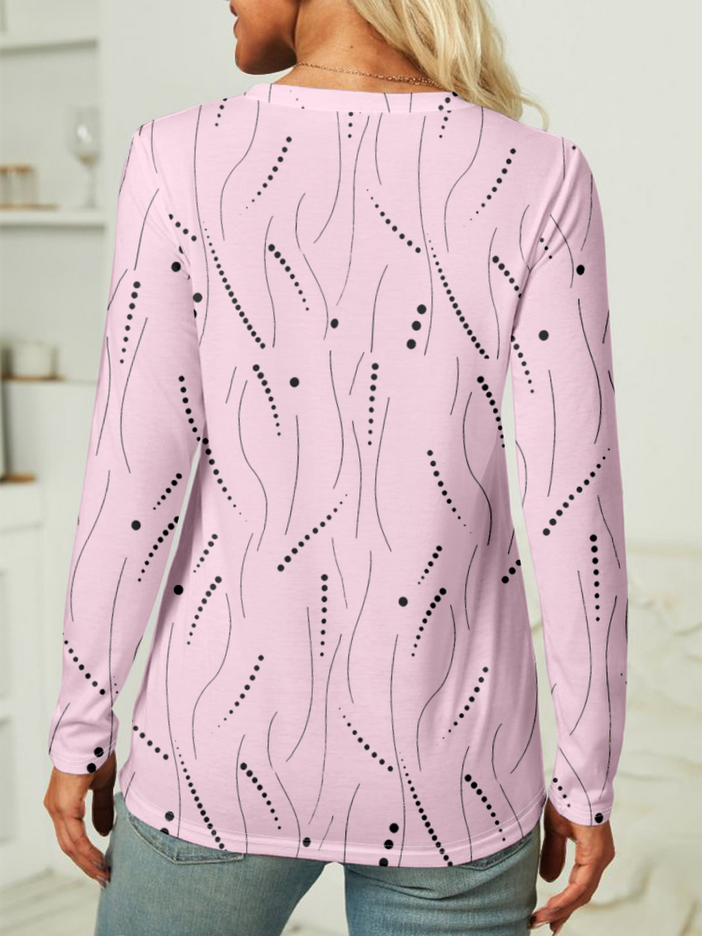 Long Sleeve Round Neck T-Shirt