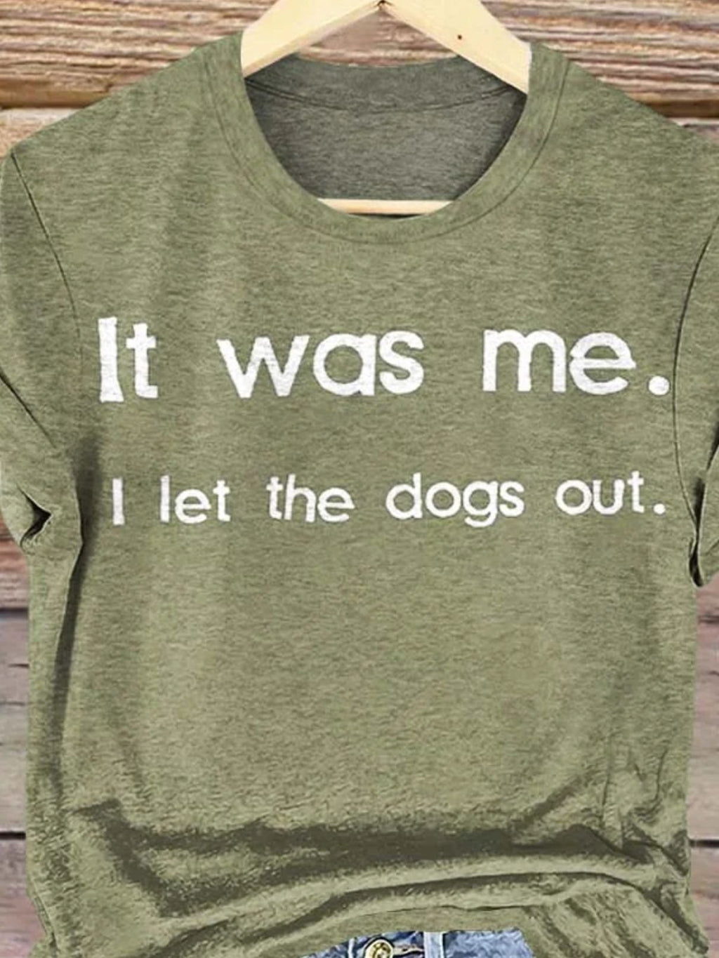 Regular Fit Text Letters Cotton Casual T-Shirt