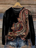 Casual Crew Neck Sweatshirt