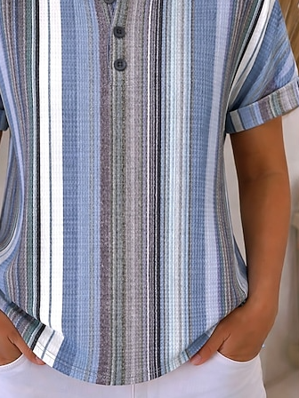 Casual Loose Others Striped T-Shirt