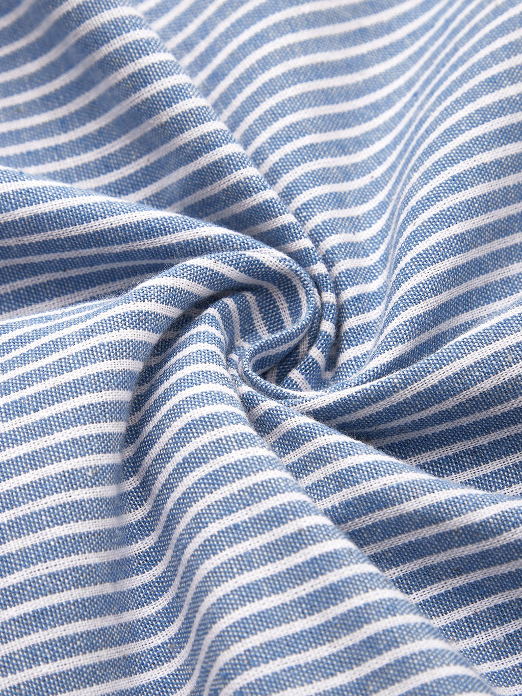 Striped Casual Crew Neck Dress With No