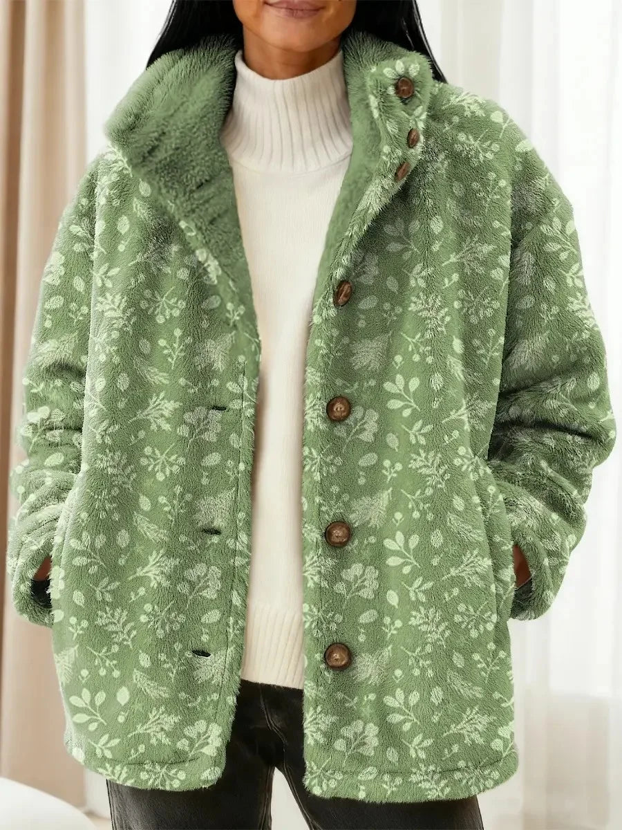 Christmas Flannel Vintage Teddy Jacket