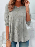 Regular Fit Crew Neck Casual Cotton T-Shirt