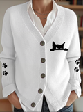 V Neck Regular Fit Cardigan