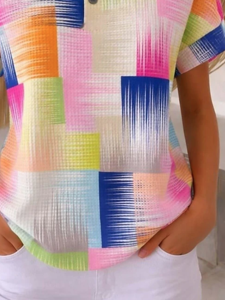 Vintage Loose Others Geometric T-Shirt