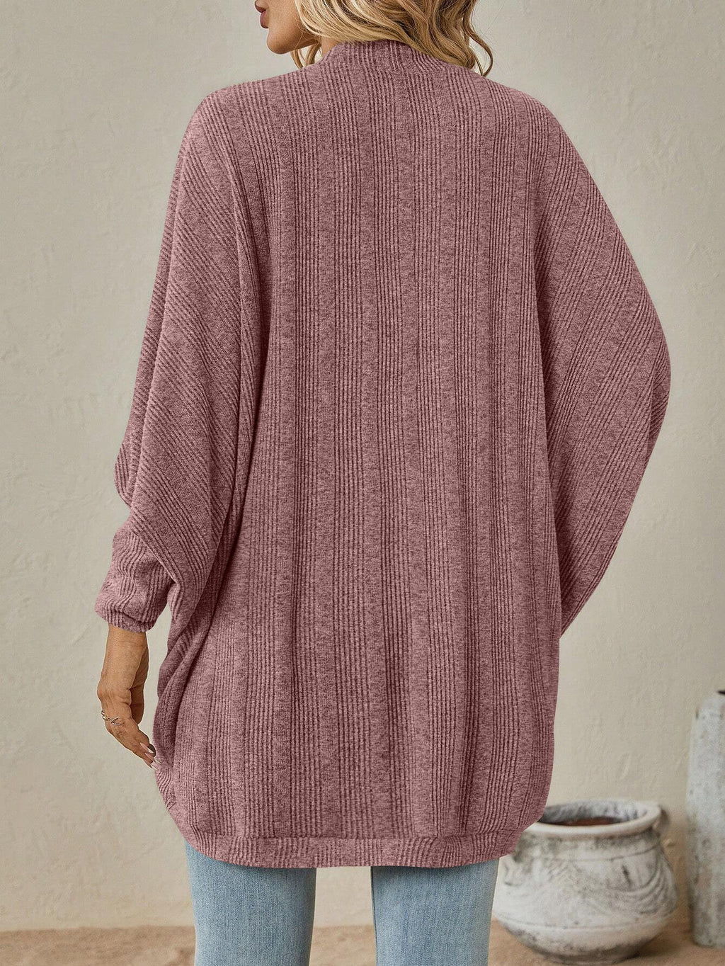 Simple Wool/Knitting Plain Others Knit Top