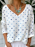 Loose Jersey Heart/Cordate Vintage T-Shirt