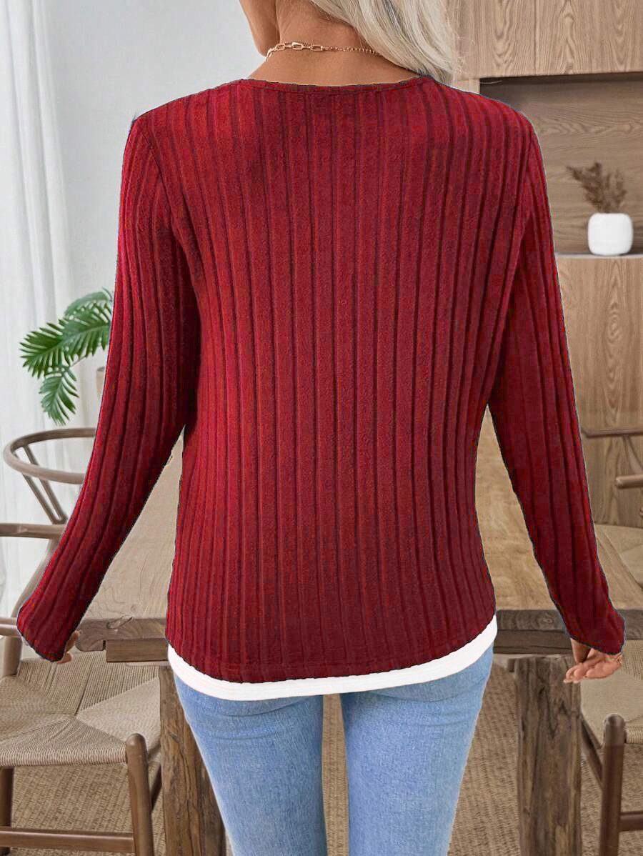 Casual V Neck T-Shirt