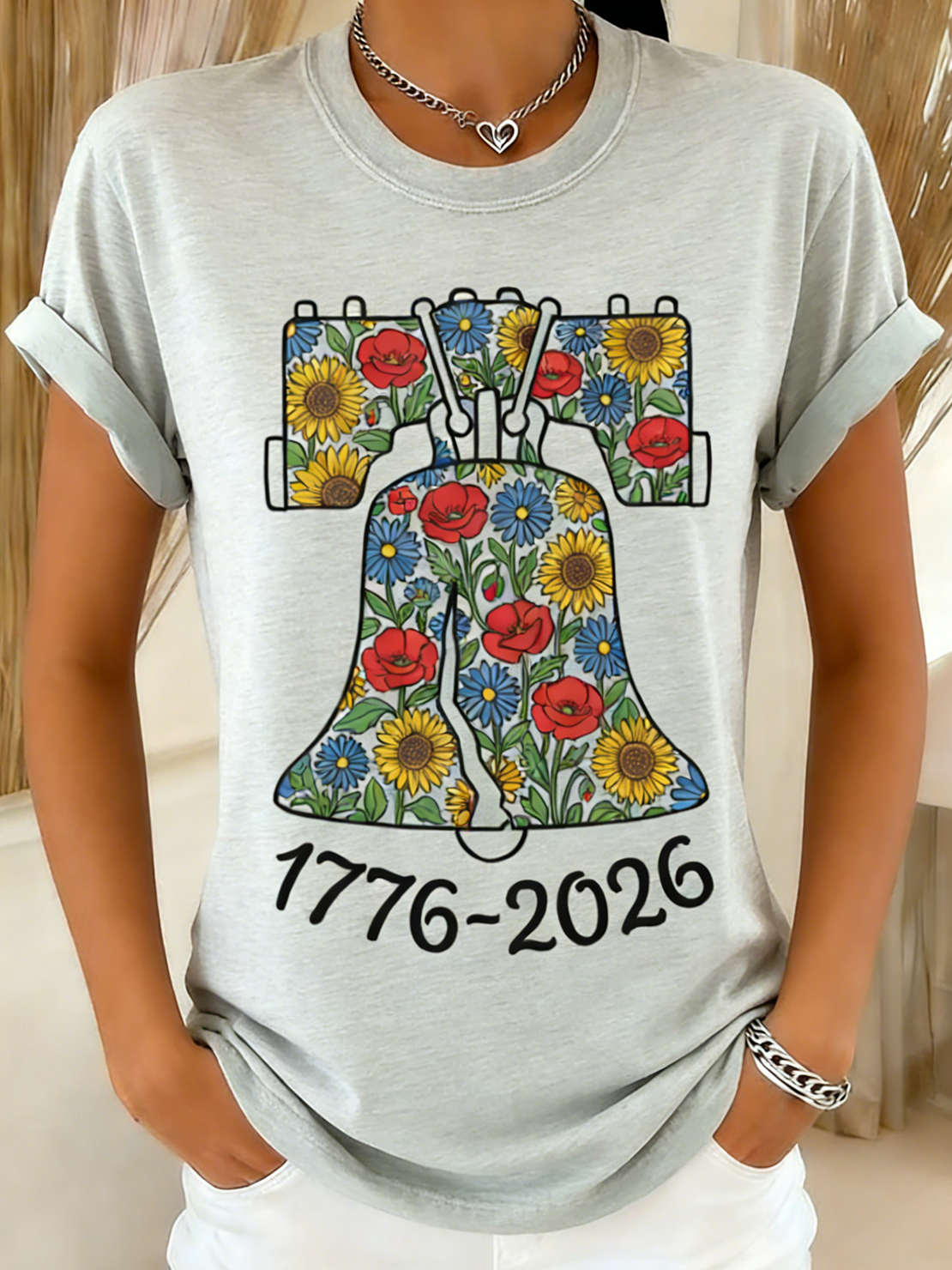 250th anniversary Independence Day Regular Fit Casual Crew Neck T-Shirt