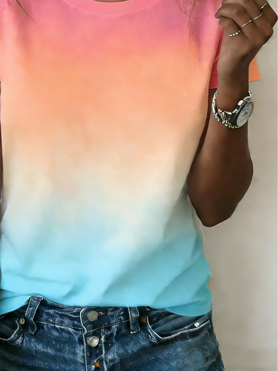Casual Crew Neck T-Shirt