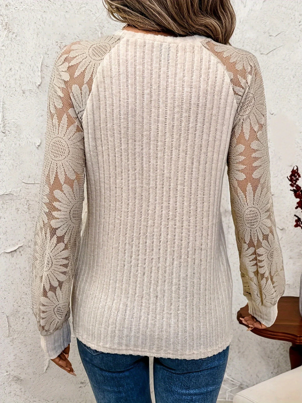 Crew Neck Loose Elegant T-Shirt