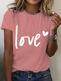 Love Valentine's Day Cotton T-Shirt