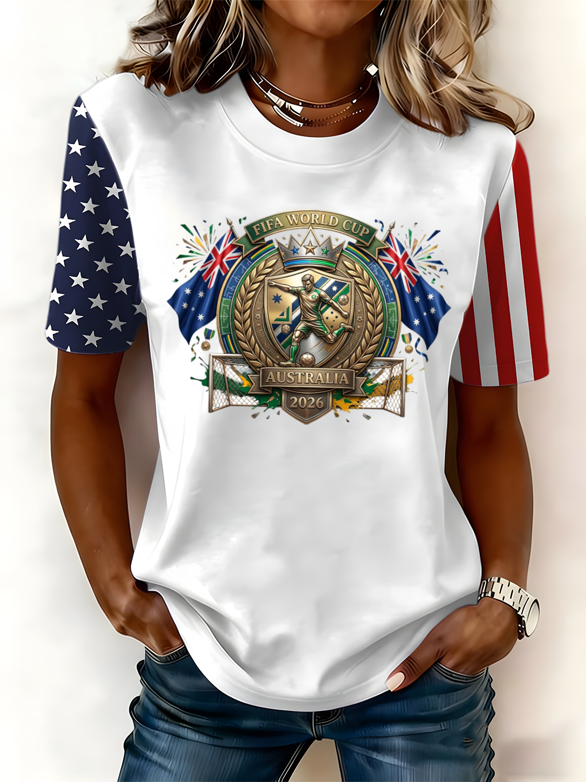 250th anniversary Casual Crew Neck T-Shirt