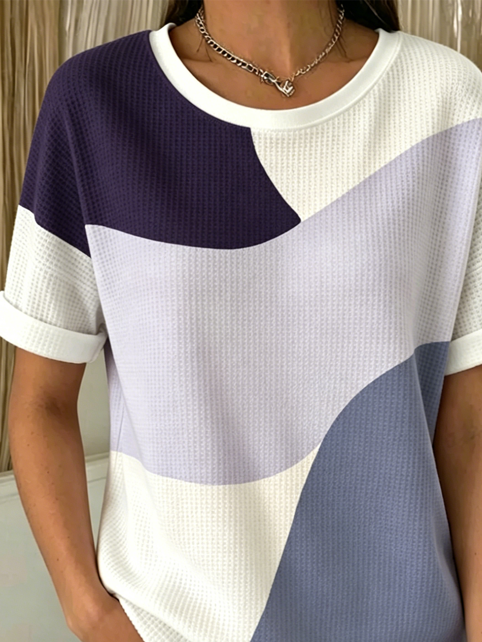Striped Vintage Others Loose T-Shirt