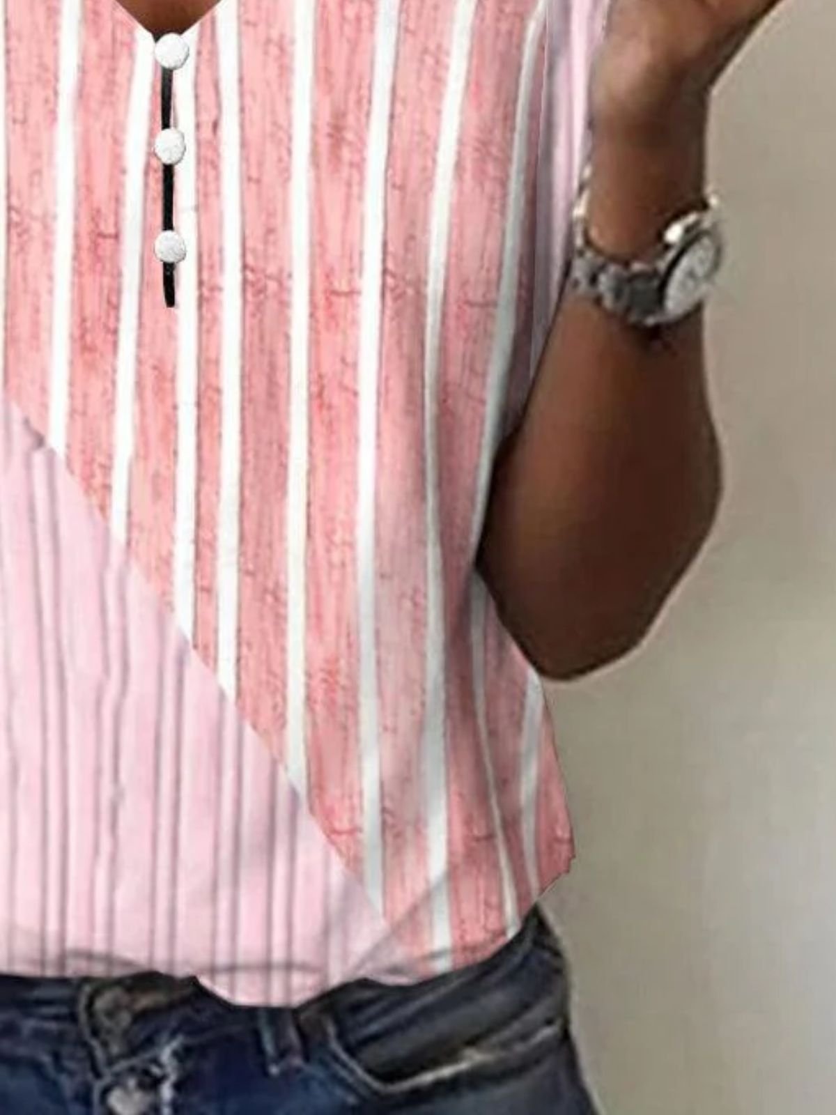 V Neck Casual T-Shirt