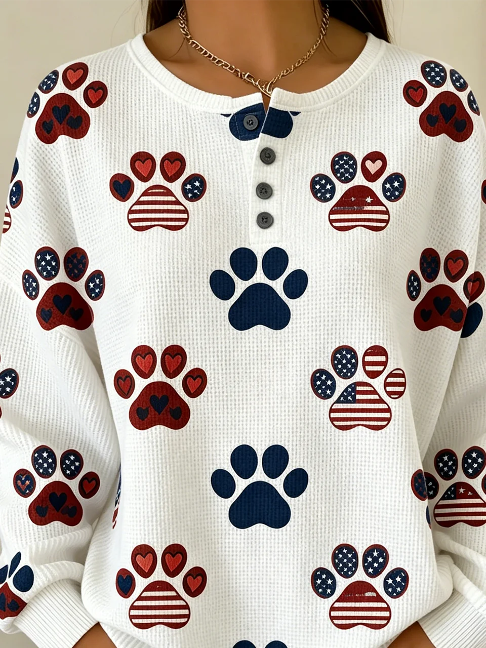 Casual Loose Animal Picture Others Sweatshirt