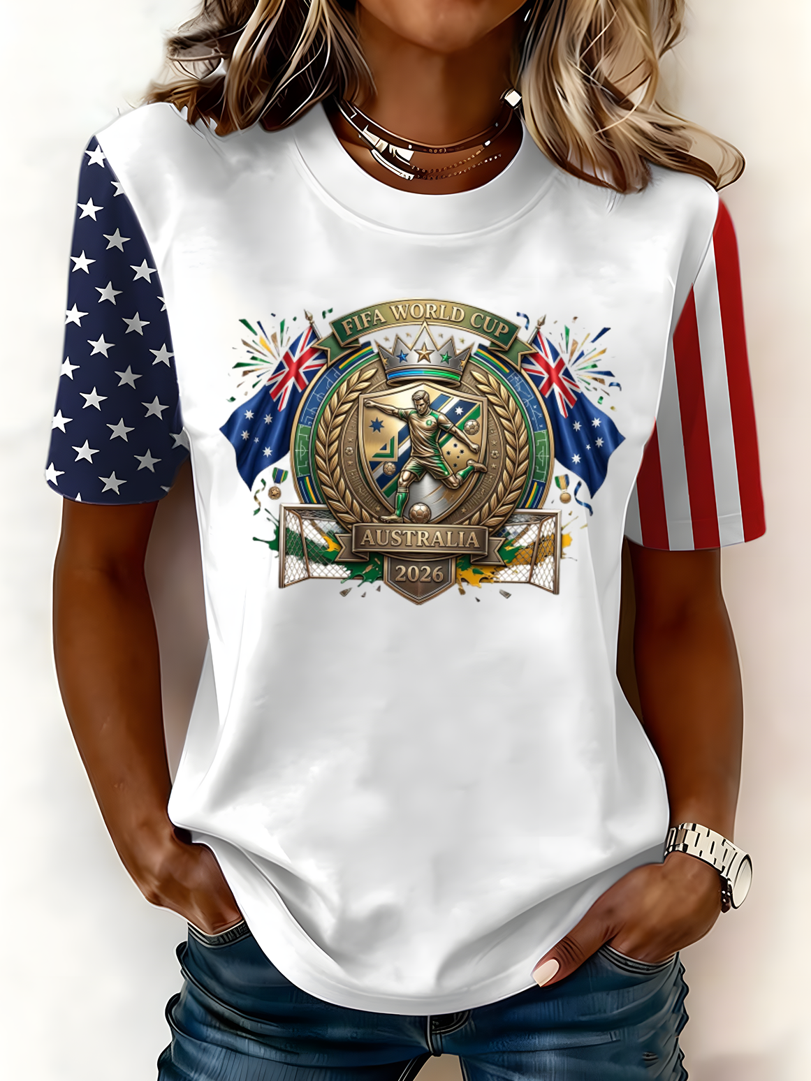 250th anniversary Casual Crew Neck T-Shirt