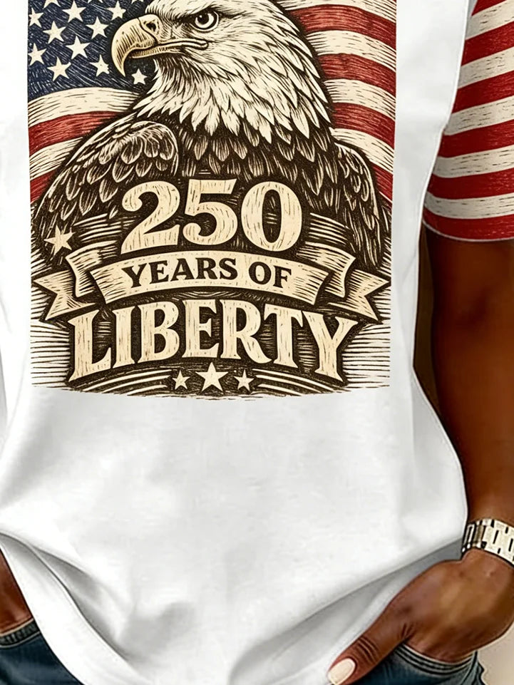 250th anniversary Casual Crew Neck T-Shirt
