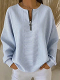 Crew Neck Striped Vintage Sweatshirt