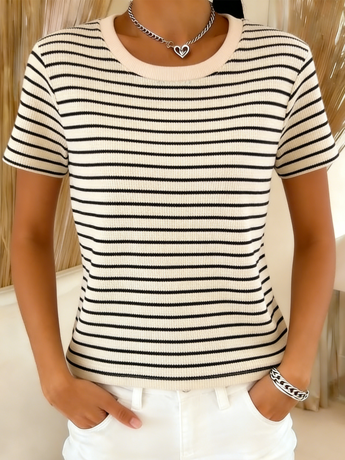 Crew Neck Casual Regular Fit T-Shirt
