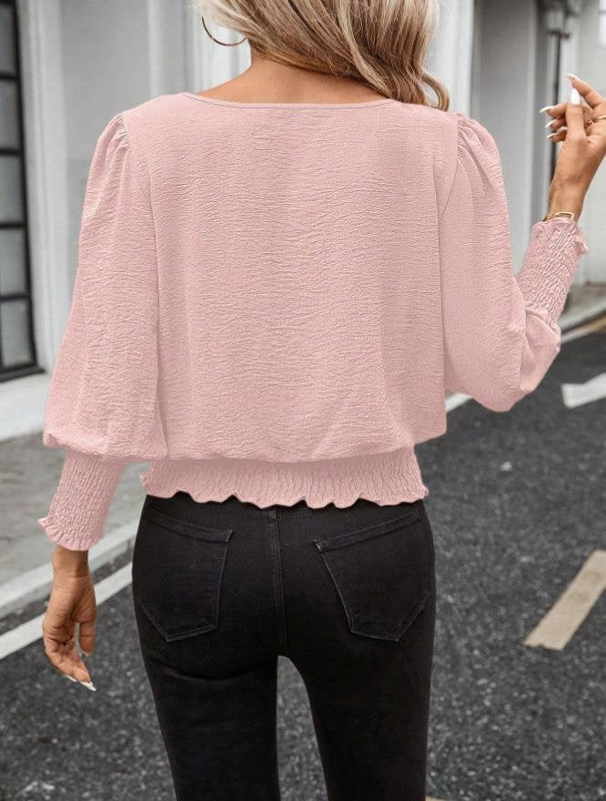 Loose Crew Neck Plain Elegant Cardigan