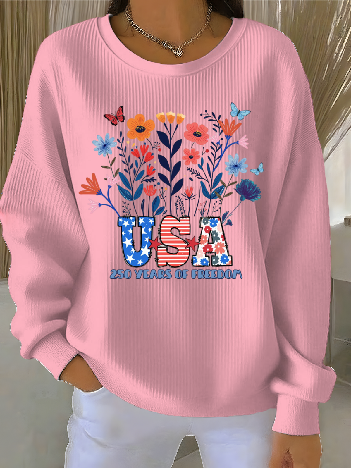Others Casual Loose Sweatshirt