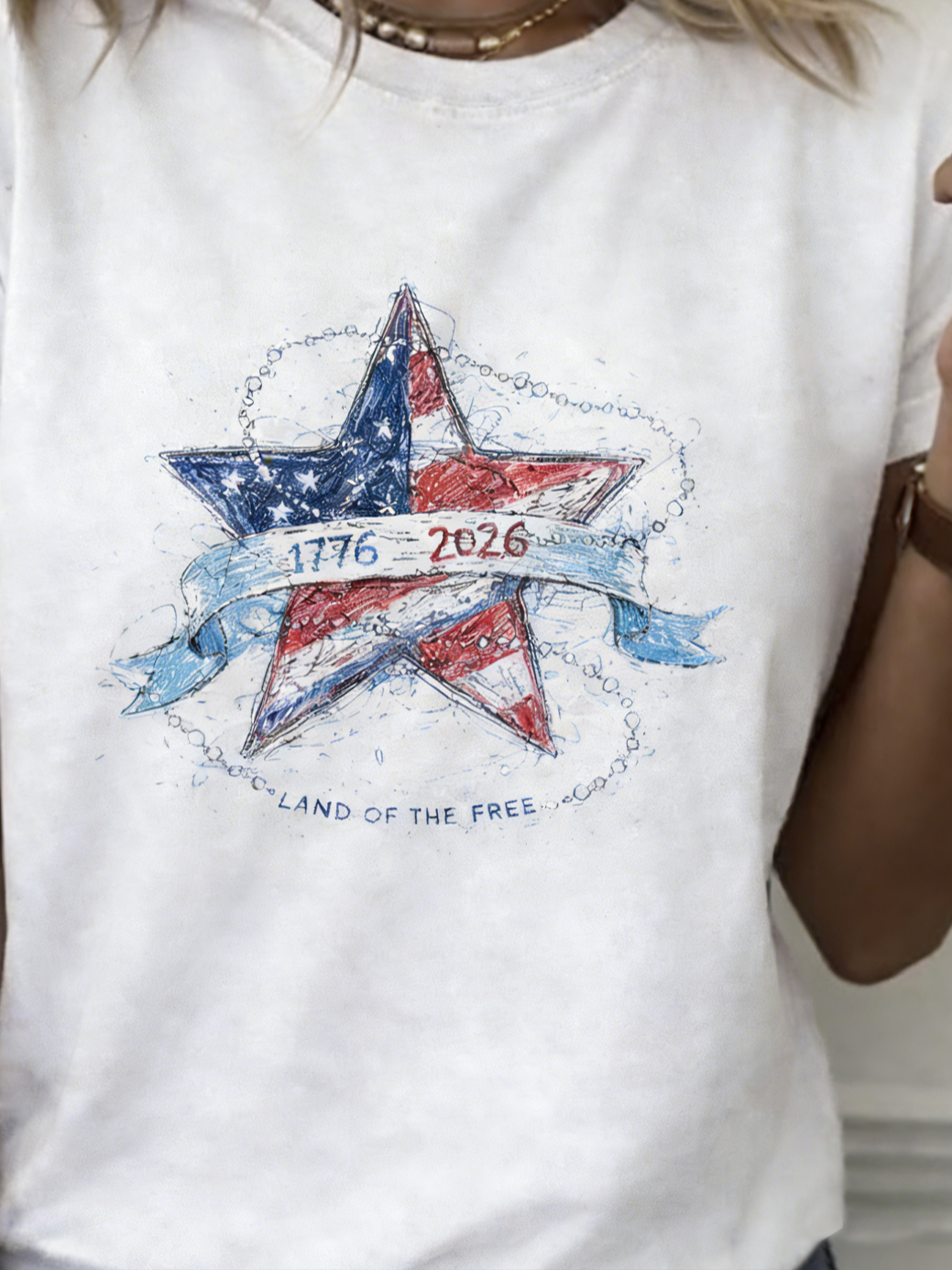 Women's Short Sleeve T-shirt Summer White Text Letters Printing Jersey Crew Neck Daily Going Out Casual Top